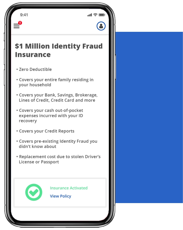 $1 Million Identity Fraud Insurance